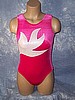 Mikayla - Dark Pink Velvet Leotard