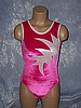 Solana - Dark Pink Velvet Leotard