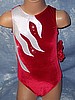 Marissa - Red Velvet Leotard