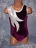 Bianca - Plum Velvet Leotard